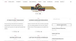 Desktop Screenshot of herrimanhigh.org